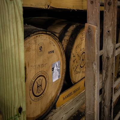 Distillery  barrels.