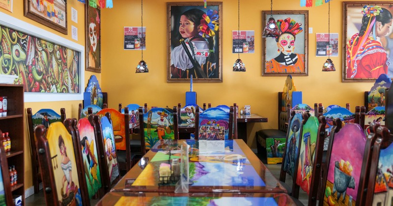 Interior seating area