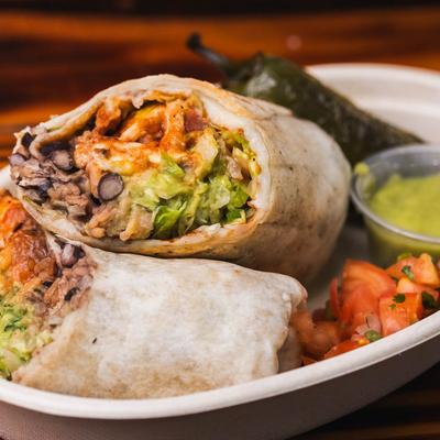 Shaved Sirloin Steak Burrito.