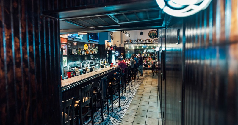 Interior, bar area