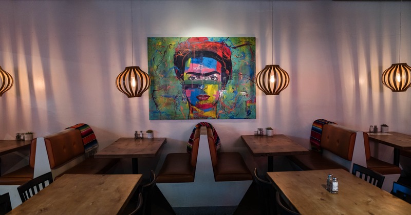 Restaurant interior, dining area