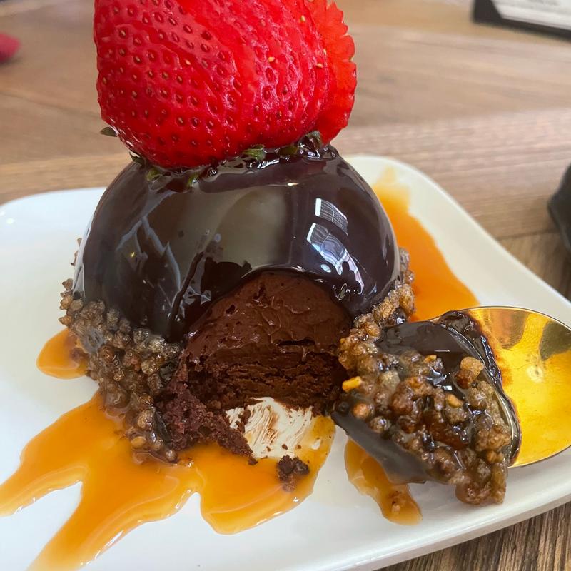 Hazelnut Chocolate Dome photo