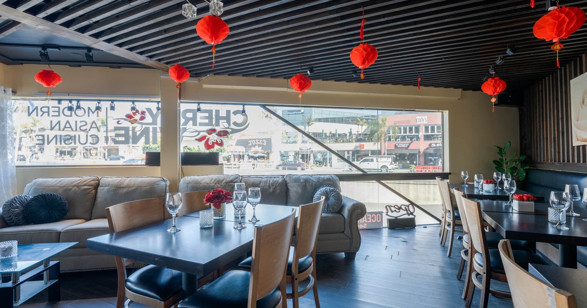 Seating area waiting for guests