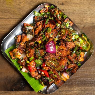 Chennai Style Chilli Paratha.