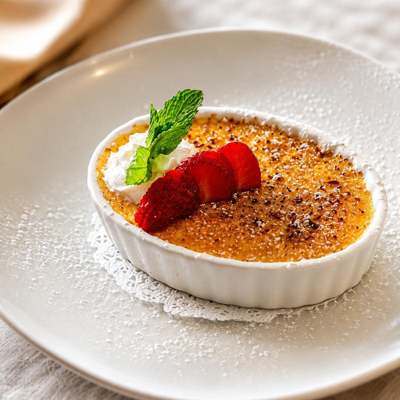 HOMEMADE CRÈME BRÛLÉE photo