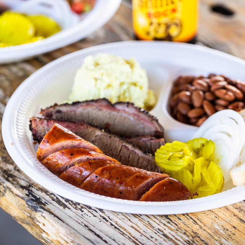 Brisket & Sausage Plate photo