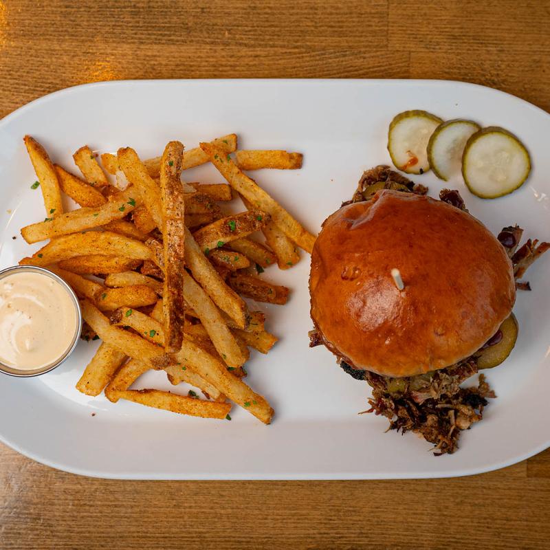 Maple BBQ Pulled Pork Sandwich photo