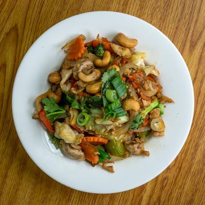 Cashew Chicken.