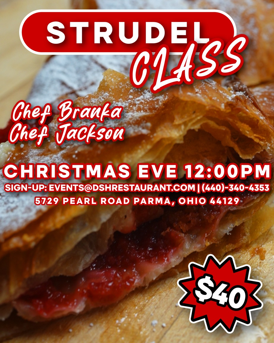 Christmas Eve Strudel Class w/ Chef Branka & Chef Jackson event photo