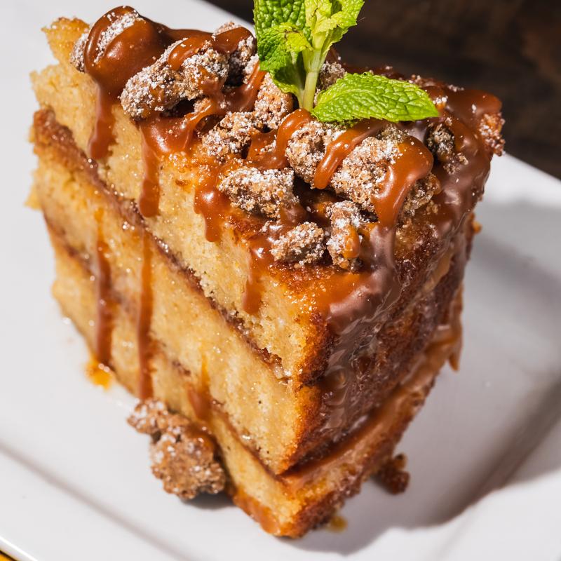 Caramel Cornbread Cake photo
