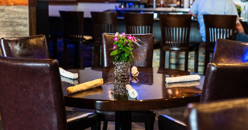 Dining table close-up