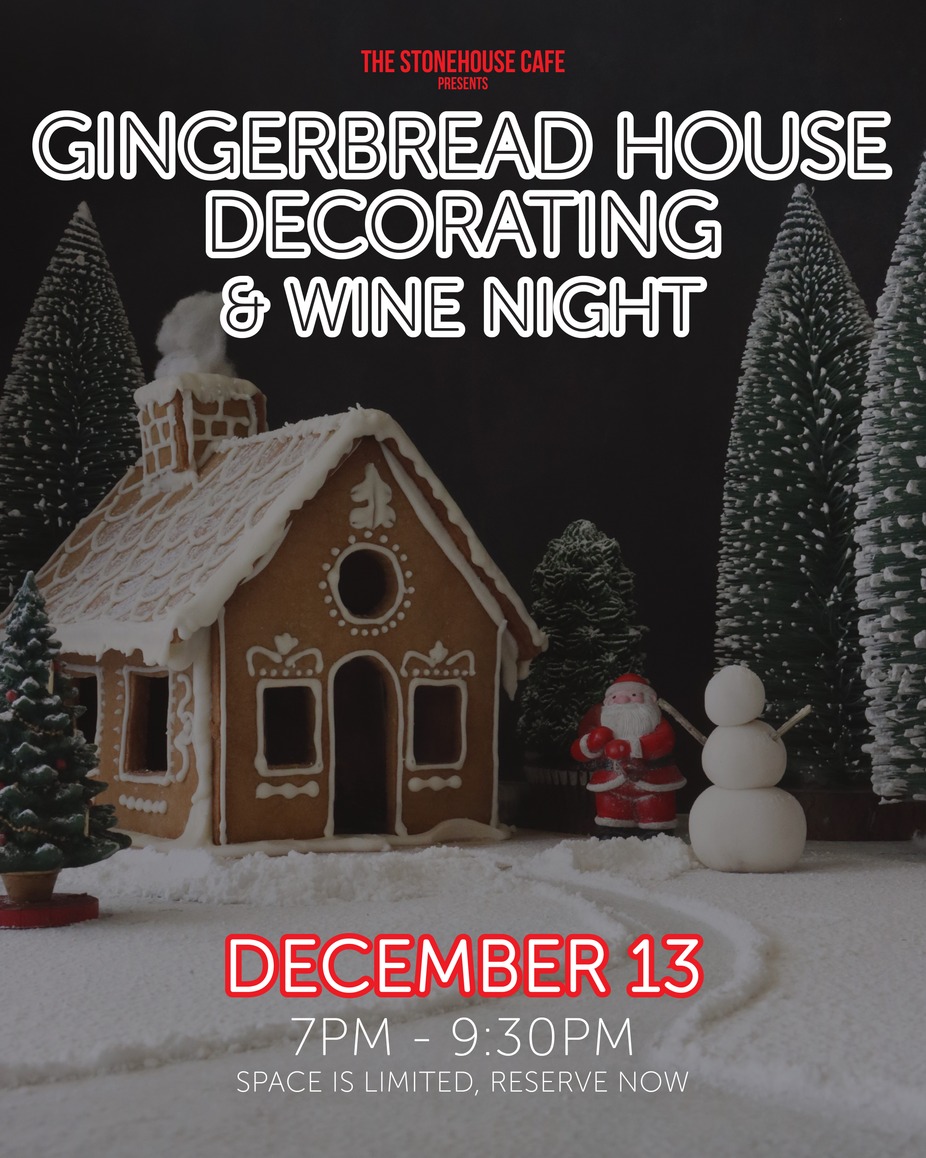 Gingerbread Decorating & Wine Night event photo