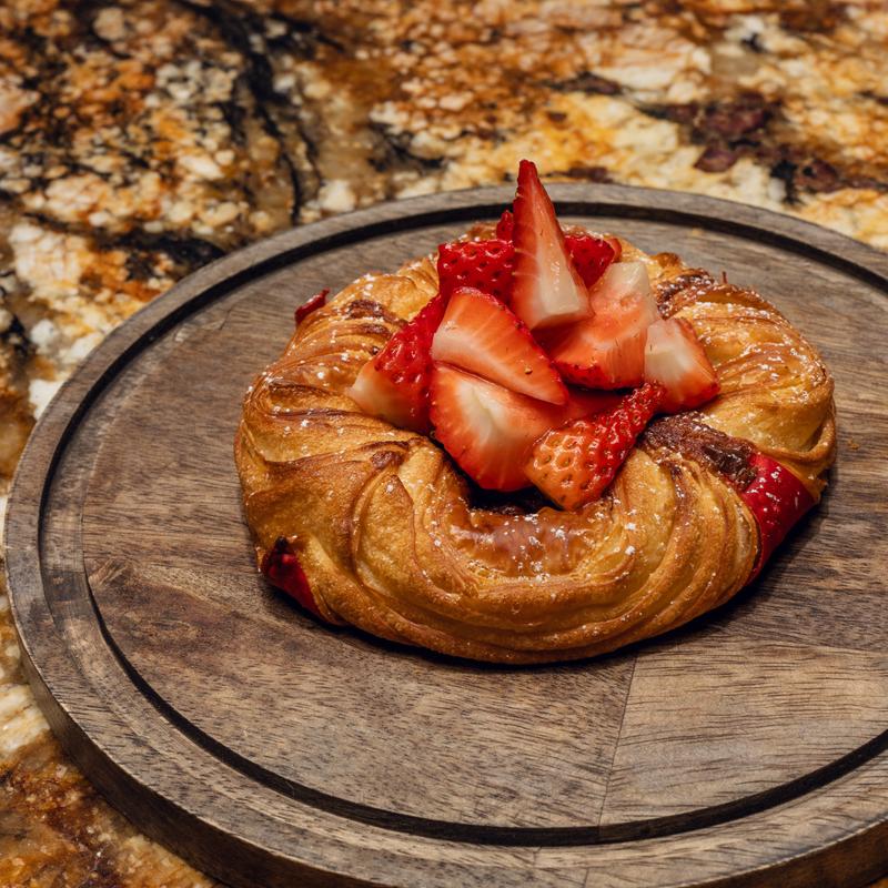 Strawberry Nutella Danish photo