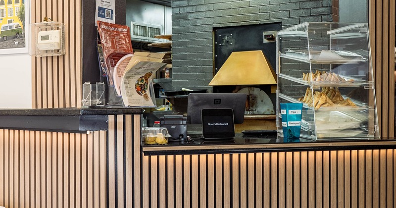 Interior, food counter