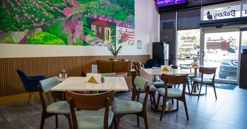 Interior dining space