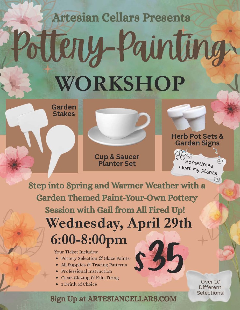 Pottery Workshop with All Fired Up event photo