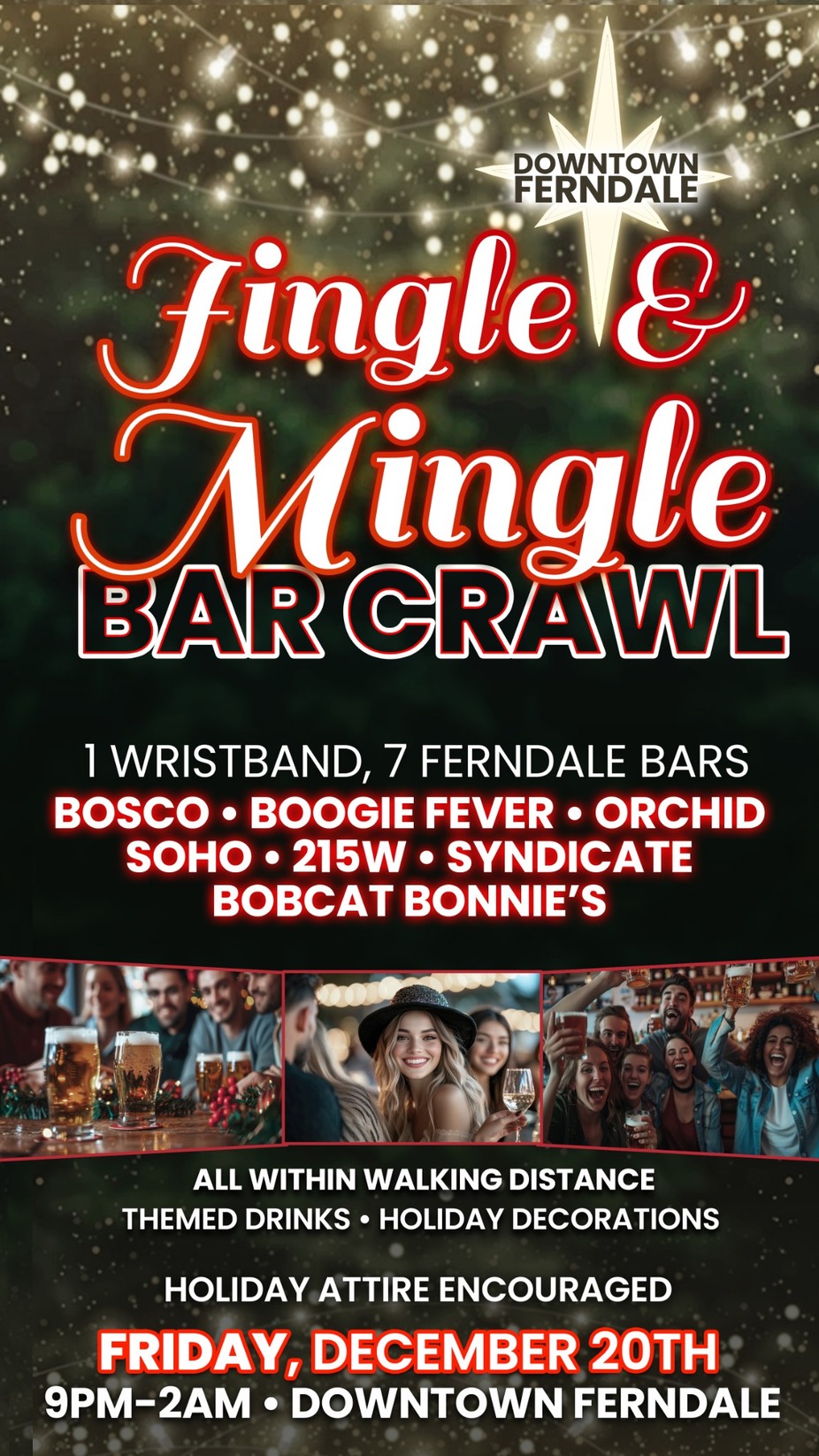 Jingle & Mingle Bar Crawl event photo