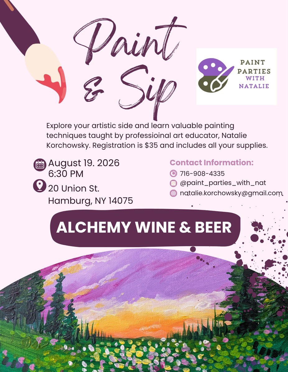 Paint and Sip event photo