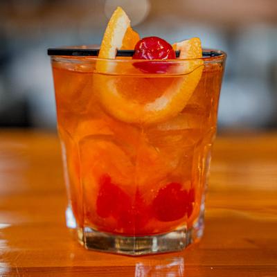 Orange cocktail drink