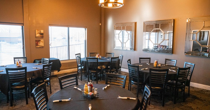 Tables ready for guests