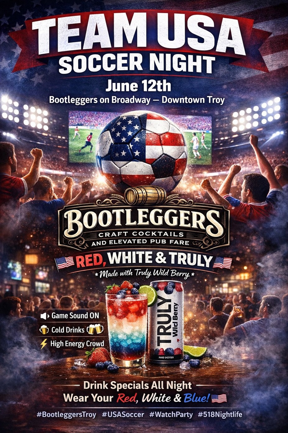 🇺🇸⚽ TEAM USA NIGHT at BOOTLEGGERS ⚽🇺🇸 event photo