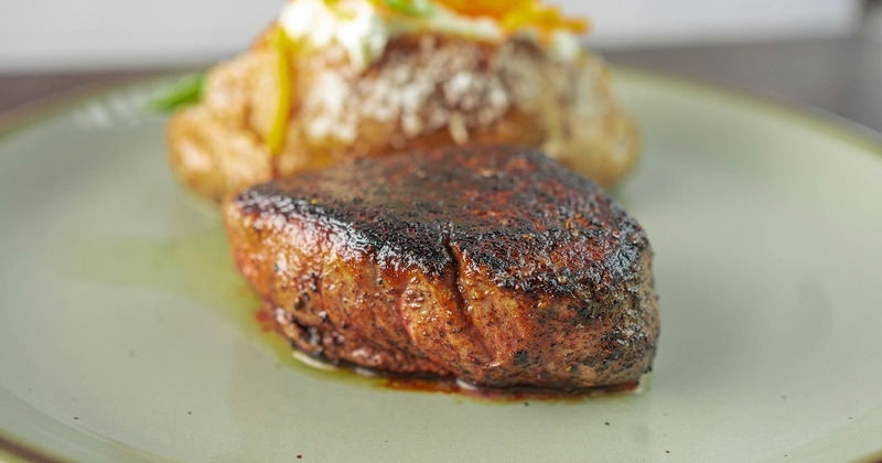 Filet Mignon and a Baked Potato