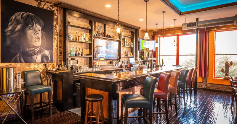 Interior, bar with seating