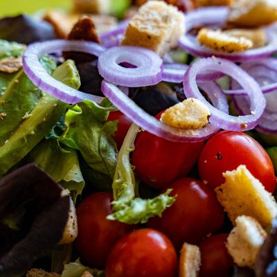 Cobb Salad, close-up view.
