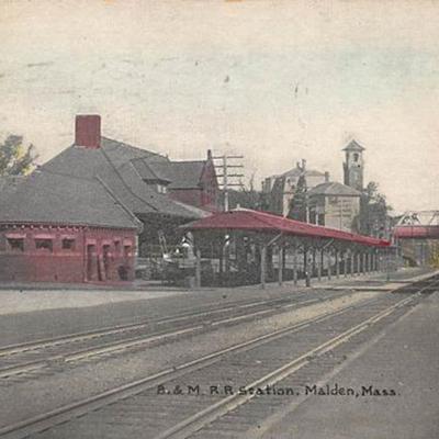 An old photo of the Pearl Street Station.