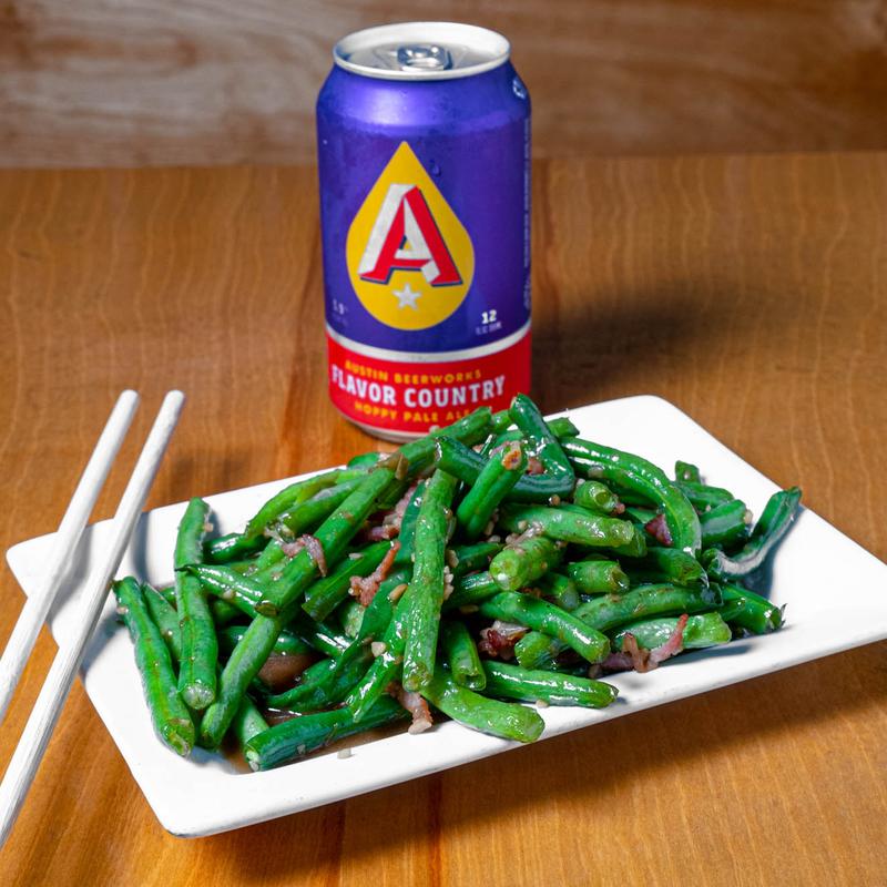 Wok-Seared Bacon Green Beans photo