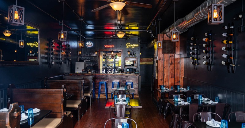 Interior, dining area