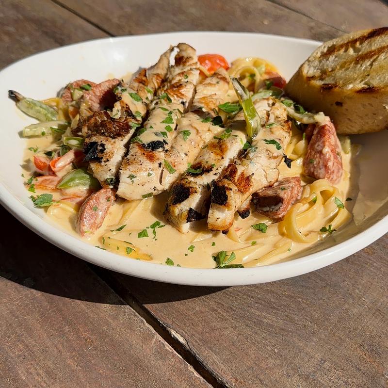 menu item 32 of 40, Chicken and Sausage Pasta