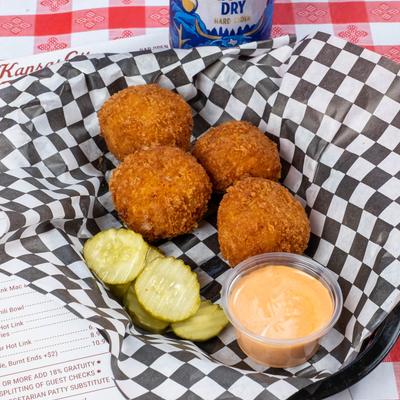 Deep fried mac balls.