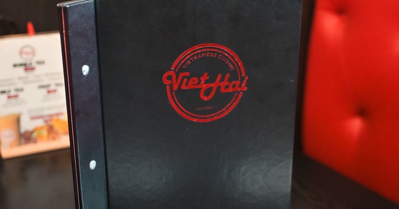 Restaurant food menu