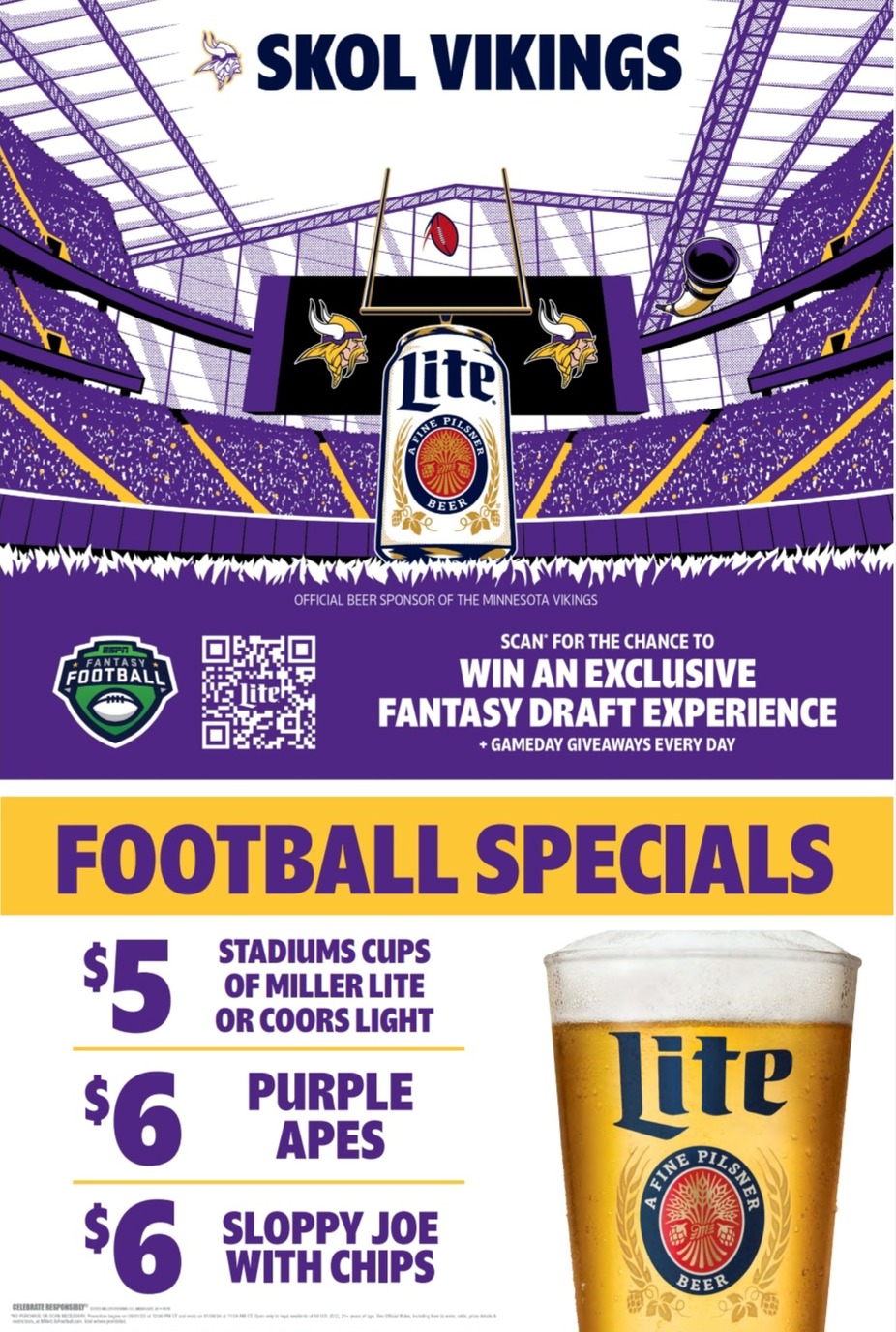 Mn vikings Specials event photo