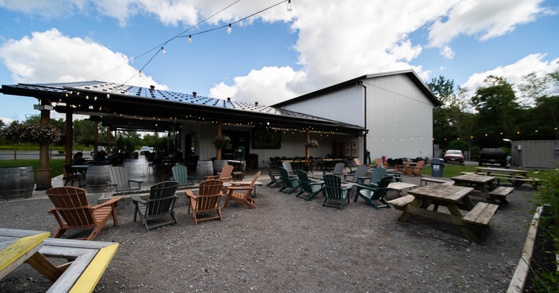 Exterior, patio, wide view