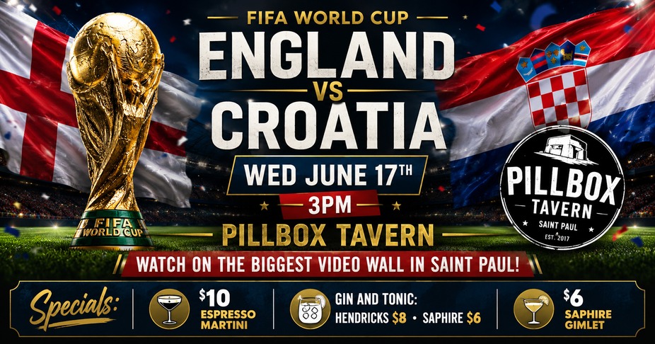 England vs Croatia FIFA World Cup Watch Party event photo