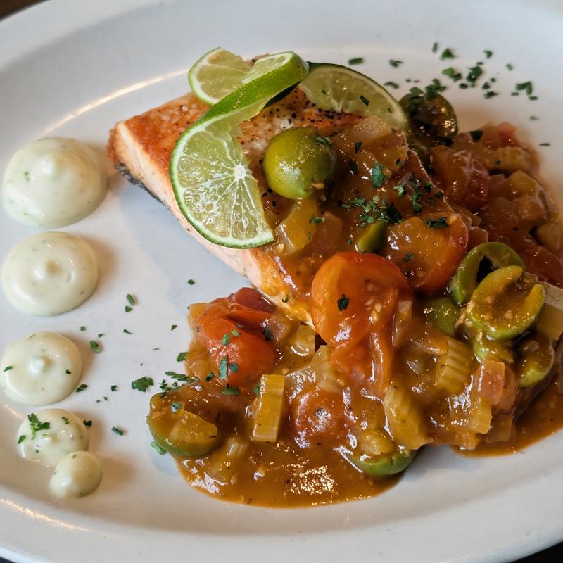 Salmon Putanesca photo