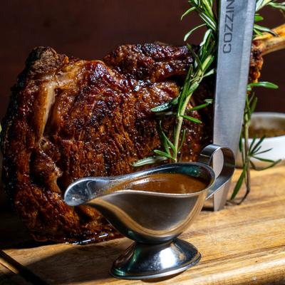 Tomahawk Ribeye steak.