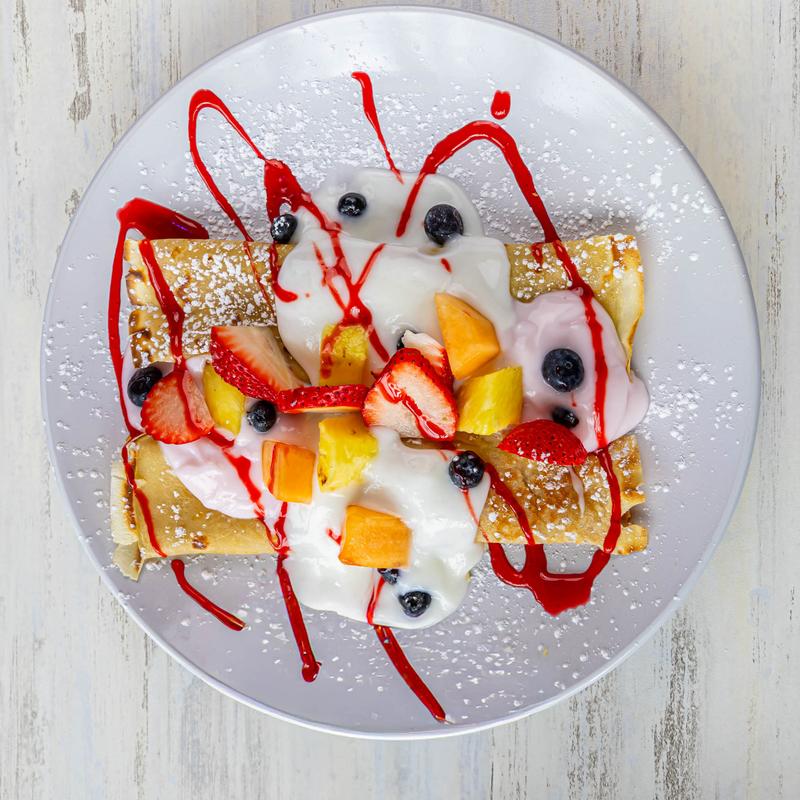 menu item 3 of 14, Fruit Crepes