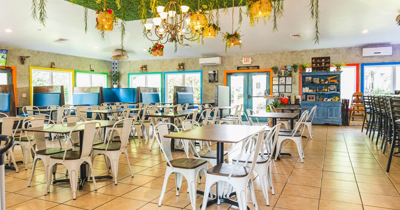 Interior, dining area