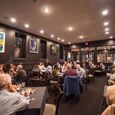 Guests at the restaurant.