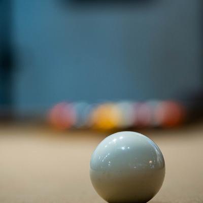 Cue ball.