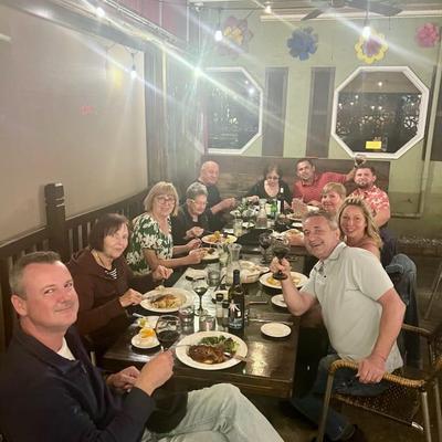 It is all about friends and family!.