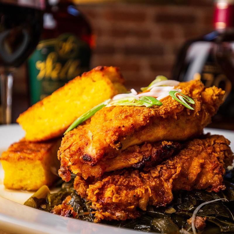 Iron Skillet Fried Half Chicken (Springer Mountain) photo