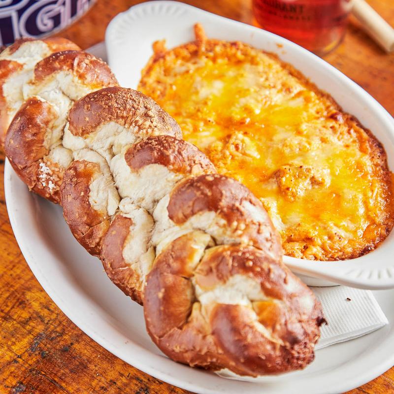 Crab Dip Soft Pretzel photo