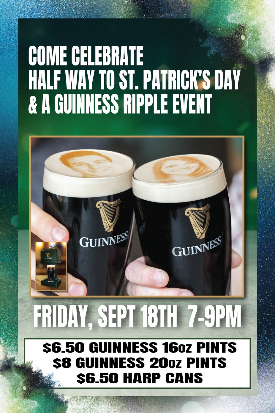 HALF WAY TO PADDY’S DAY GUINNESS RIPPLE event photo