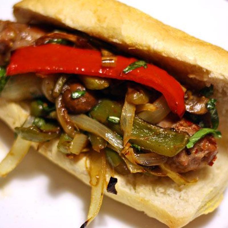 SAUSAGE & PEPPERS  SUB-PANINO photo