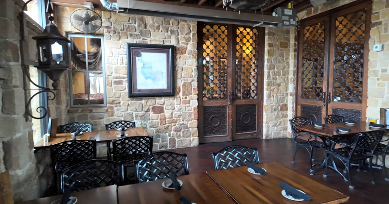 Interior, dining area