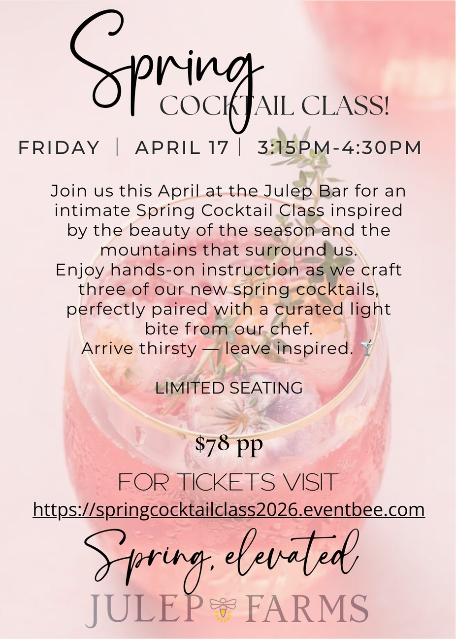 Spring Cocktail Class! event photo